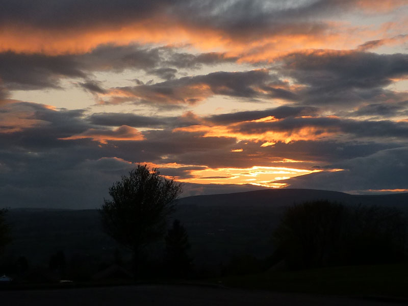 Pendle Sunset